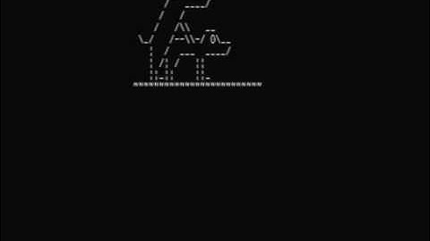VT100 ASCII Animation: Dogs humping