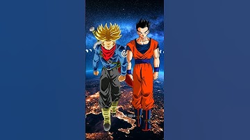 Trunks Vs Gohan |Who Is Stronger #shorts #gohan #trunks #dragonball #dbs