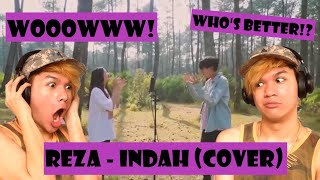 Reza Darmawangsa ft. Indah Aqila | Katy Perry - Never Really Over COVER | REACTION