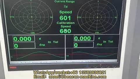 BEACON - Double- side electric fan balancer YYW-1000A dynamic fan balancing machine.