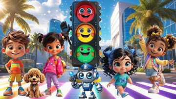 The Magic Traffic Light 🔴🟡🟢 | Educational Song for Kids | Learn Colors & Safety | Zyra Kids