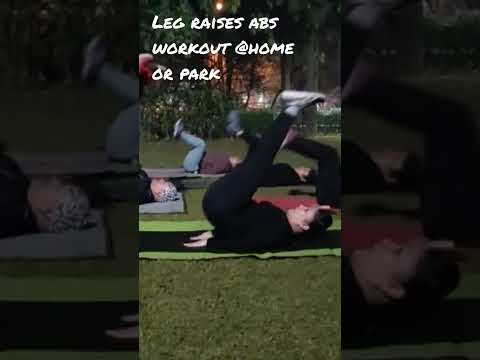 Leg raises abs