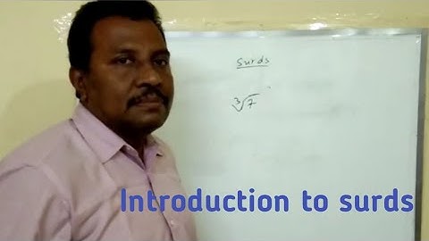 #surds Introduction to surds #praveentutorialpoint
