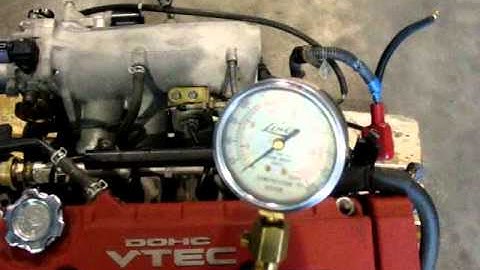 JDM B18C Type r Spec R  98+ Compression Test @ JDM Nagoya Auto Parts