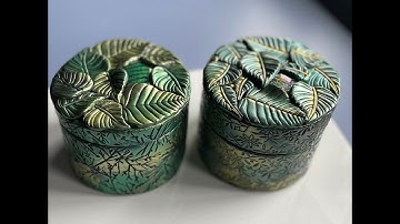 Make a polymer clay box  - part 1