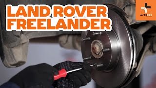 Hvordan man ændrer Bremseklods sæt foran og bag LAND ROVER FREELANDER: videovejledning