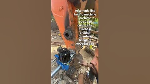 automatic welding attachment with line boring machine portable BOSDS50 9414162477