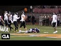 High School Football Hits Compilation *KNOCKOUTS, HELMETS FLY!