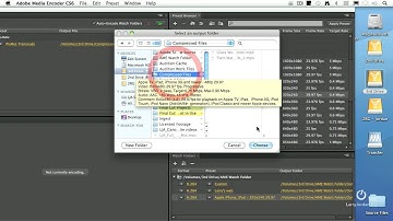 Create a Watch Folder in Adobe Media Encoder - Adobe tutorial