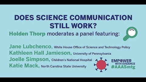Does Science Communication Still Work?
