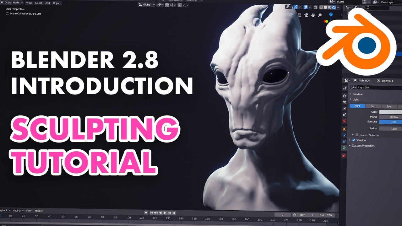 to Sculpting in Blender 2.8 - Sculpting - YouTube