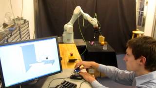 PA10 with Robotiq Gripper Controlled through Space Navigator