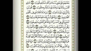 أواخر سورة المؤمنون للقارئ يحفظ الشنقيطي