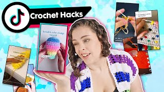 Trying TikTok Crochet Hacks....
