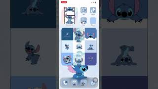 Tutor💙👇 klik videonya yaa✨ #temaiphone #tutorialiphone #stitch #tema #ios18 #homescreen