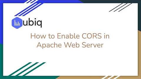 How to Set Access-Control-Allow-Origin (CORS) Headers in Apache