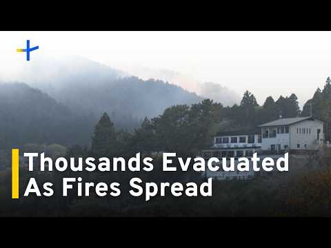 youtube影片:Japan Wildfires Force Evacuations in Iwate Prefecture