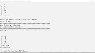 Hangman Game Project in C++