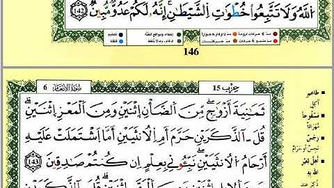 الحزء الثامن سورتى الأنعام والأعراف ختى الآية۸٧ مع فضيلة الشيخ محمد عبد الكريم برواية ورش عن نافع