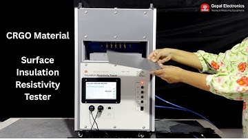 franklin Tester - surface insulation resistivity tester | SIR TESTER
