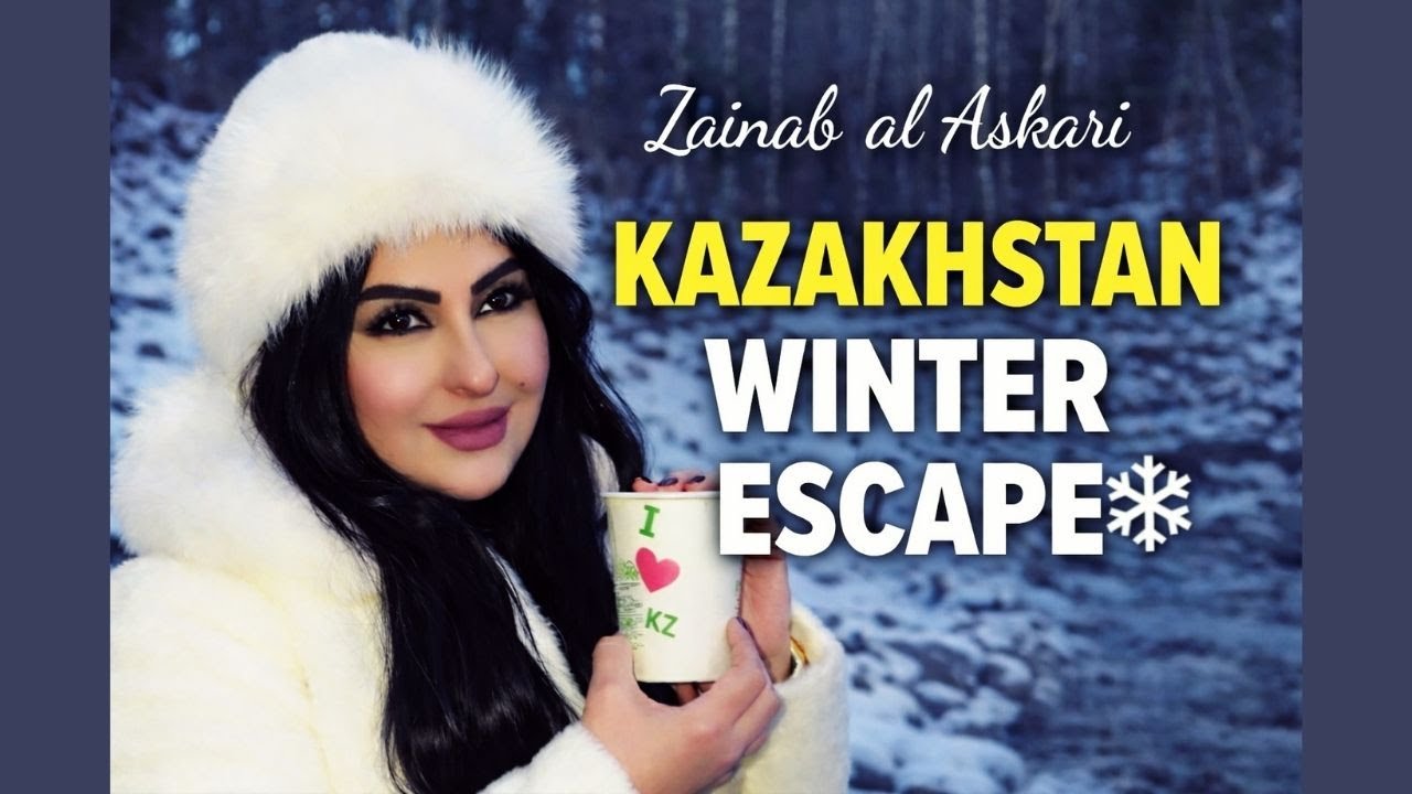 جورج أوتكيلدي والأنهار الجبلية الثلجية الخلابة | سياحة ألماتي كازاخستان ❄️🇰🇿