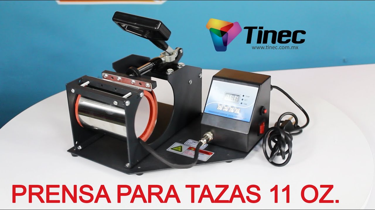 PRENSA PARA SUBLIMAR TAZAS 11OZ. SEMIAUTOMÁTICA | Graphic Supply RD