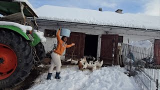 Life In A Small Village In Poland During Winter !!