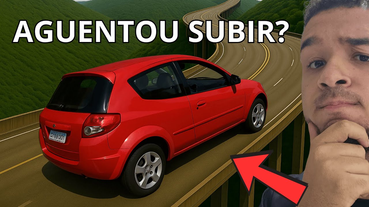 SUBINDO A SERRA COM 4 PESSOAS NO FORD KA 2009! ELE AGUENTOU MESMO?