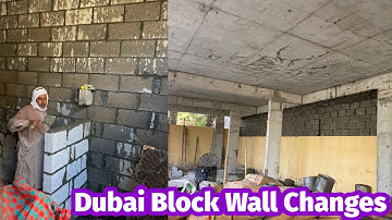 Step#51/Internal Block Wall Changes Dubai/Curing After Block Fixing Dubai/External Walls BlockFixing