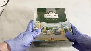 Unboxing AHMAD TEA Earl Grey