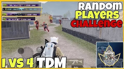 Random player call me Noob and I challange 1v4 TDM | PUBG MOBILE | 『M4』Mr๛KHAN