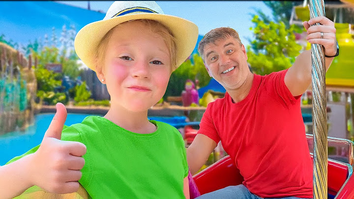 Nastya and Dad meet Masha and the Bear in Adventure Park