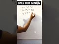Maths only for genius #viral #motivation #shorts 🔥🔥