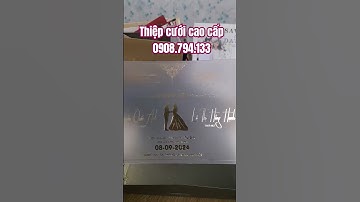 Thiệp cưới cao cấp hiện đại #shortvideo #catdoinoisau #thiepcuoicaocap