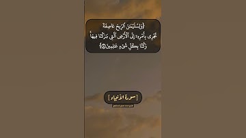 سورة الأنبياء الآية ٨٠ الى ٨٢ بصوت الشيخ محمد صديق المنشاوي