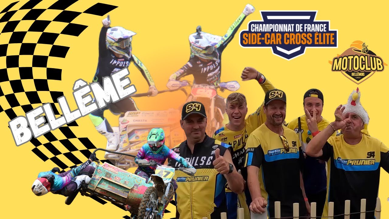 Championnat de France side car cross2025// Bellême