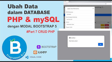 Ubah Data - Membuat CRUD PHP mySQL & Modal Bootstrap 5 part 7 #php #mysql #crud #website