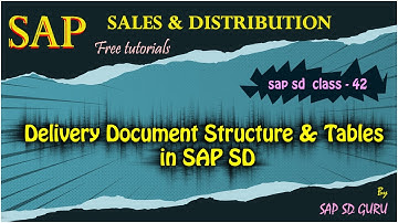 Delivery Documents  in sap #delivery #sap #likp #lips |Structure of delivery document in sap #sap