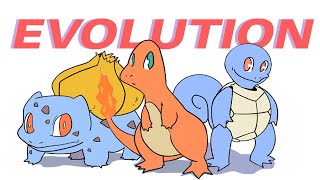Pokemon Starters Evolving, Bulbasuar Charmander and Squritle - Transformation Animation