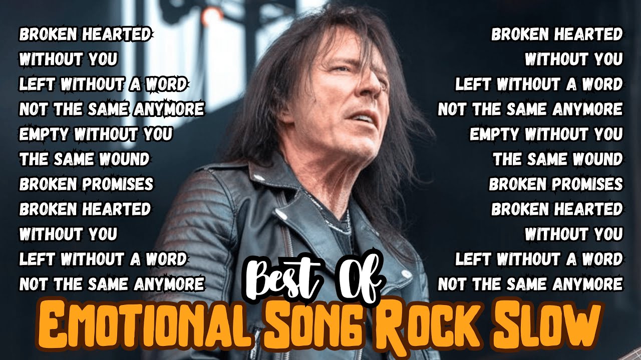Emotional Slow Rock Songs 🎸 (70s, 80s, 90s) – Ultimate Tearjerkers 💔