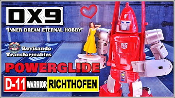 DX9 Toys D-11 Richthofen Masterpiece Transformers G1 Powerglide
