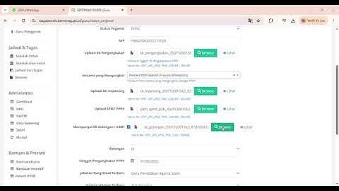 Tutorial Upload SK Kenaikan Gaji Berkala (KGB) di Sistem SIAGA PAIS KEMENAG
