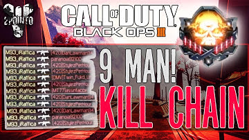 Black Ops 3: 9 Man “Chain Killer” – Earn a Kill Chain Medal (9 or More Rapid Kills). “Dark Ops”