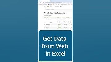 Get Live Web Data in Excel! 🔄 Real-Time Updates Made Easy #shorts
