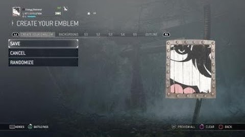 For honor Ahegao emblem tutorial- Samurai Version