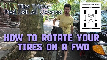 Tire Rotation Full Tutorial!! Good for FWD or RWD