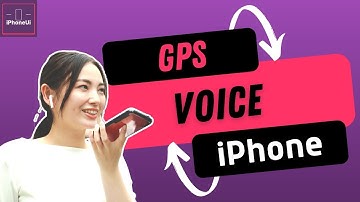 Change iPhone GPS Voice