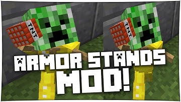 Minecraft: ARMOR STAND MOD! (DOWNLOAD)