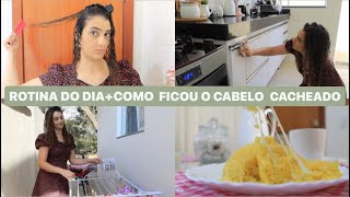 Como ficou meu cabelo cacheado pós mechas| Café da manhã |Ele gosta assim|cuscuz cremoso|LAÍS VELOSO