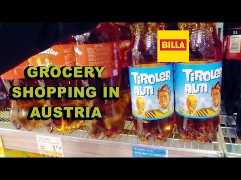 BILLA Vienna Airport - Grocery shopping in Austria NEW